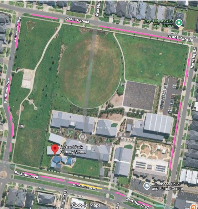 School Parking Map